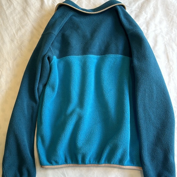 Patagonia synchilla fleece pullover! Size small, blue and cream! - Picture 4 of 5